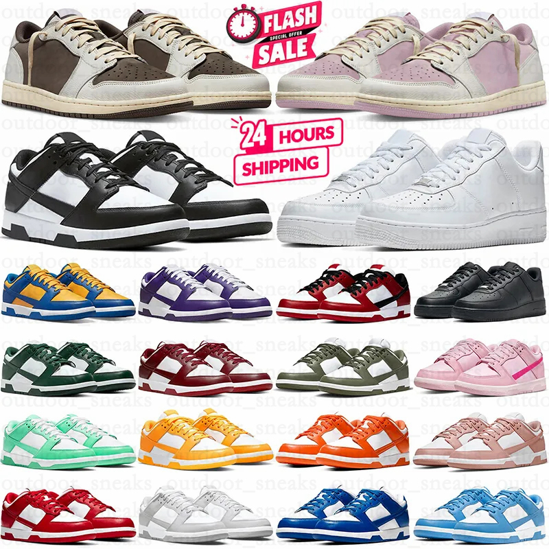 with box af1s shoes men women designer running Shoes Triple white black Green sneakers outdoor mens trainer size 36-46