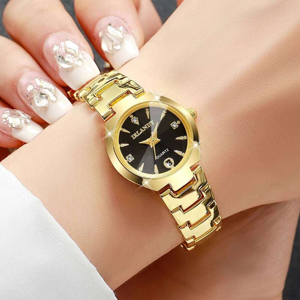 Luxury Women es Fashion Small Dial Quartz Ladies Calendar Wristes Reloj MujerWithout Box H260228