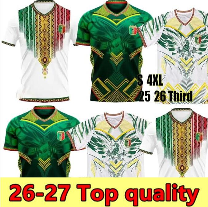 26/27 Mali Soccer Jerseys National Team Camara Traore SOUMAILA MAHAMANE MAMADOU SALAM 2025 2026 2027 Home Away Third Fourth men Football Shirt T Mens uniform25