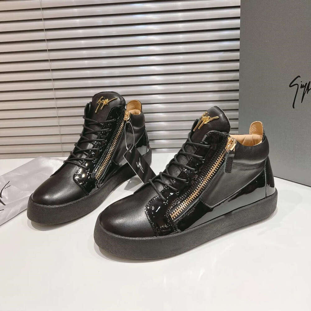 Designer shoe Men sneakers Ankle boot Woman giuseppe zannoti shoe Fashion booties trainer Rhinestones Casual Shoe Martin boot Luxury Hike walk Leather zipper shoes