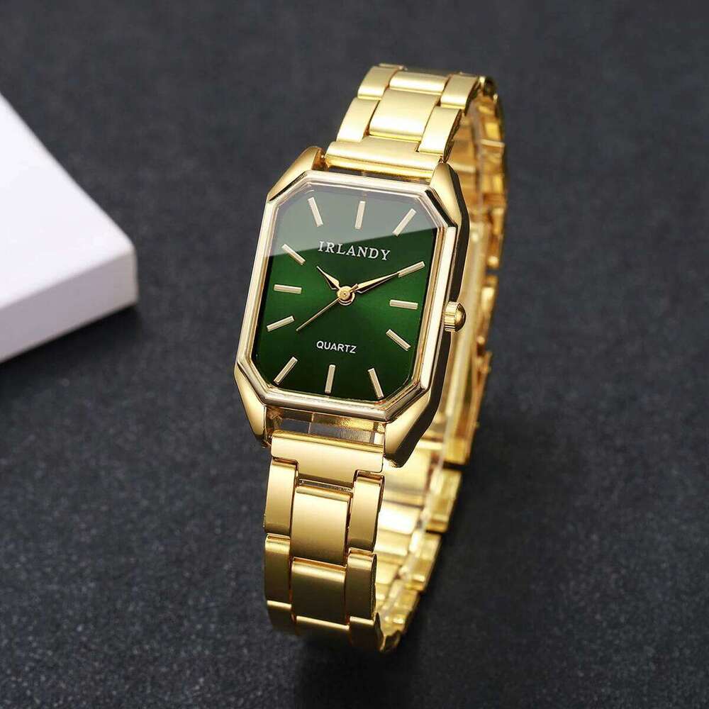 Fashion Rectangle Women Quartz es Elegant Ladies Wrist For Girls Clock Reloj MujerWithout Box H260228