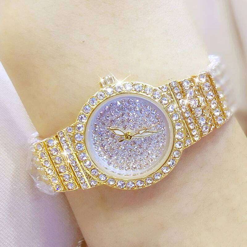 BS Famous Brands Diamond Ladies Wrist es Female Small Wrist Rose Gold Women Montre Femme H260228