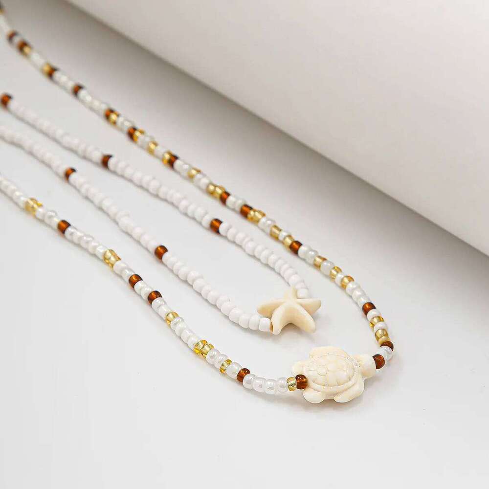Bohemia Beaded Elasticity Waist Belly Chain Starfish Pendant For Women Fashion Summer Beach Waistband Bikini Beads Jewelry Y033 H260228
