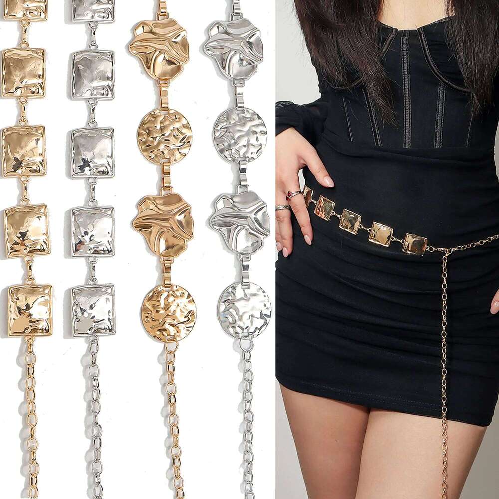 1pc Fashion High-End Waist Chain Women's Belt Decorative Accessory for Skirts H260228