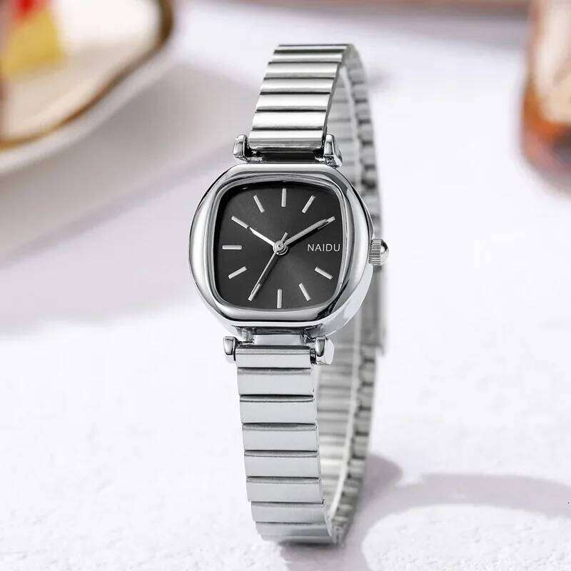 Brand Small Square Ladies es Adjustable Stainless Steel Strap Quartz Wristes for Women Fashion Gift Clock H260228