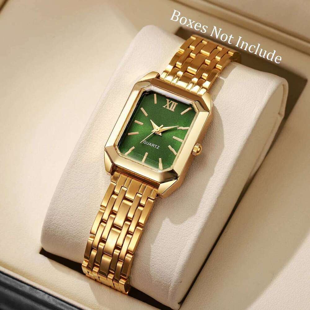 Fashion Rectangle Dial Women es Casual Ladies Quartz Wrist Girls Clock Reloj MujerWithout Box H260228