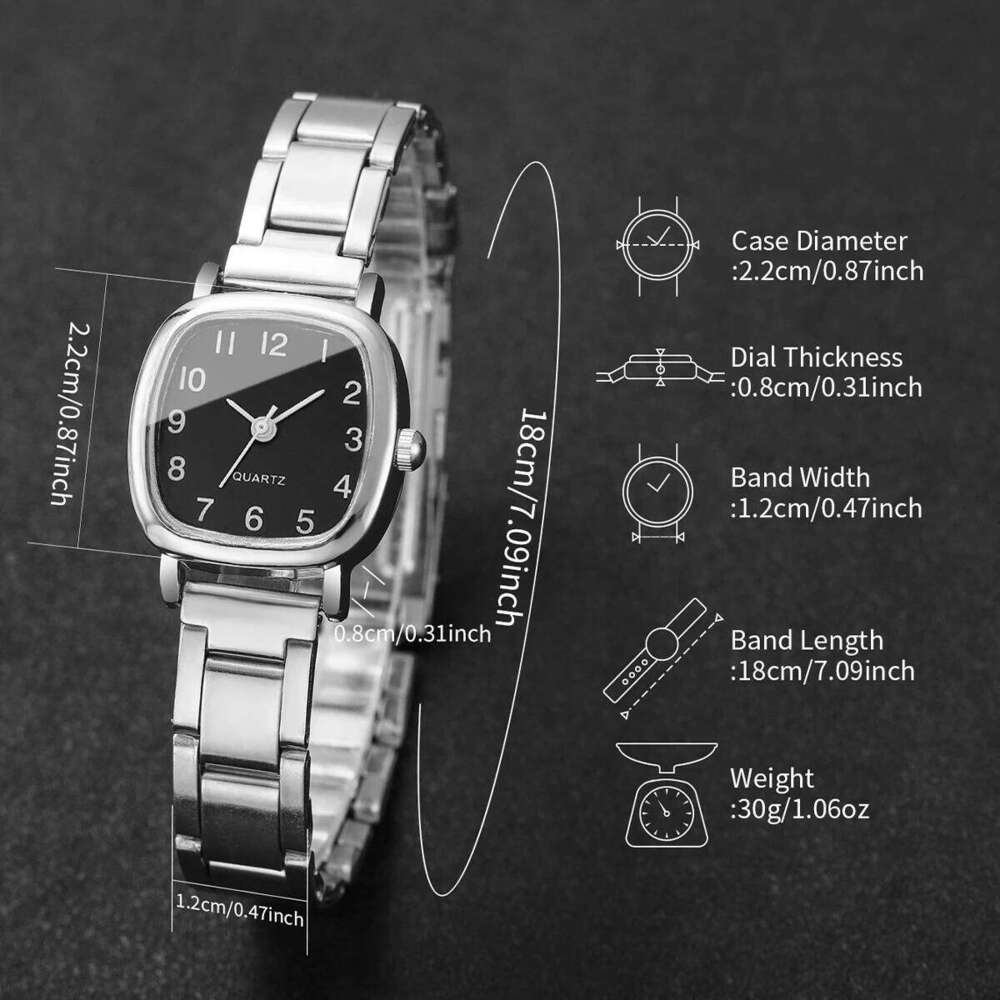 Women's Fashion Niche Light Simple Digital Small Dial Classic Leisure Quartz Box Not Included H260228