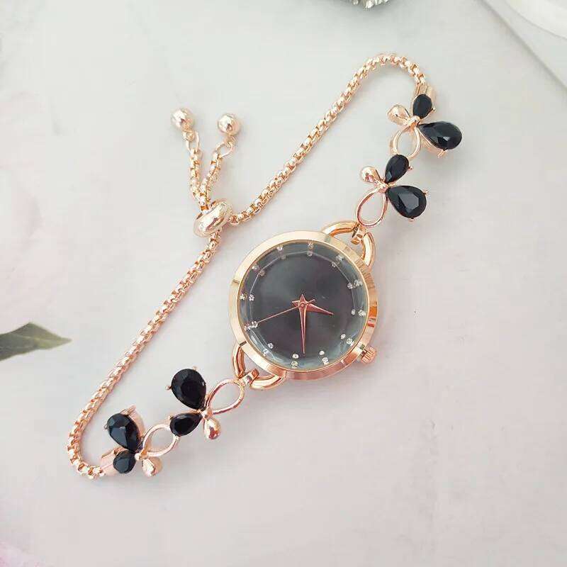 Adjustable for Women Exquisite Small Dial Retractable Buckle Wrist Daily Wear H260228