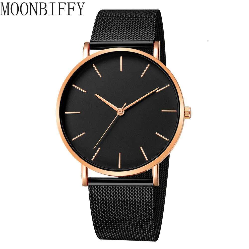 Rose Gold Women 2022 Women's Mesh Belt Ultra-thin Montre Femme Fashion Relojes Para Wrist es Reloj Mujer H260228