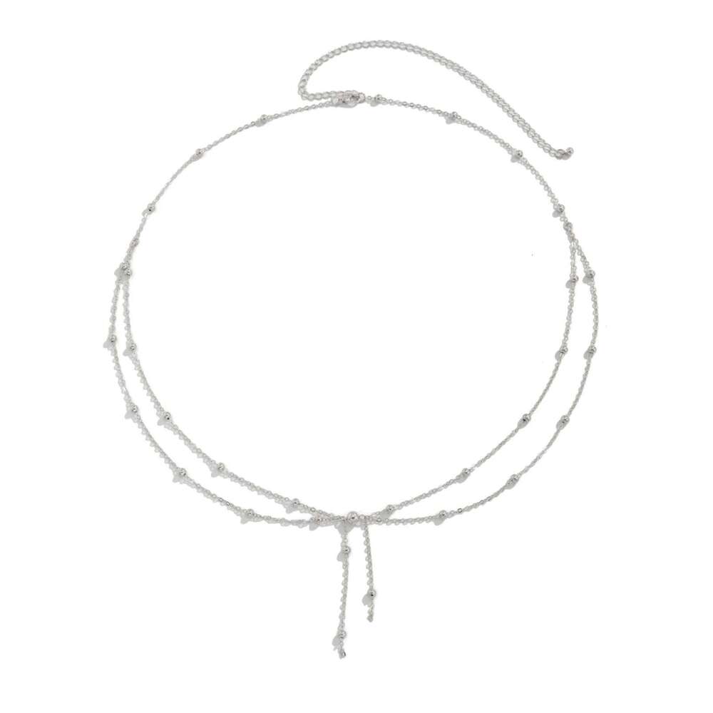Sexy Double-Layer Body for Women Girls Fashion Tassel Waist Chain Beach Party Jewelry Accessories H260228