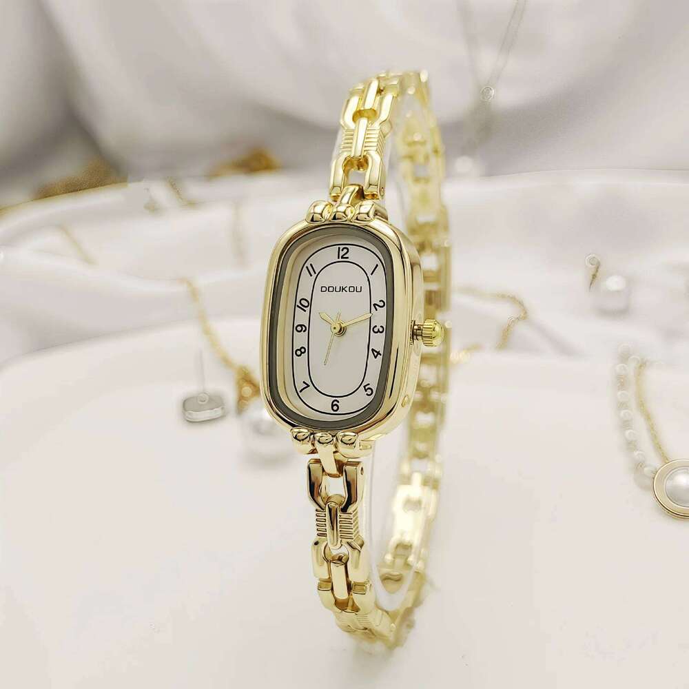 Fashion women's oval , vintage quartz temperament H260228