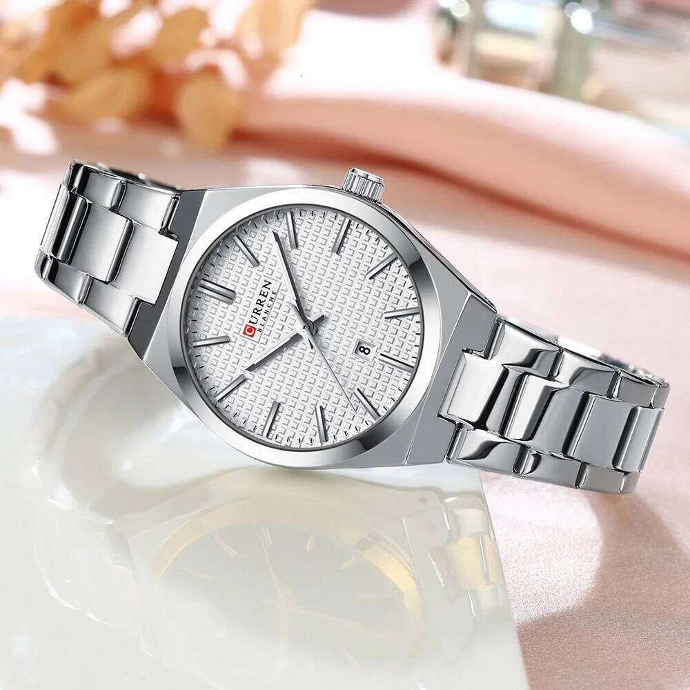 CURREN Brand Fashion Women Quartz Round Small Dial Stainless Steel Strap Girl Wrist with Box H260228