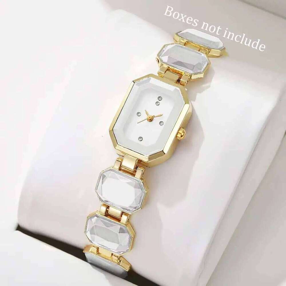 Elegant Women's Fashion Rectangle Dial Ladies Quartz Wrist es Girls Clock Reloj HombreWithout Box H260228