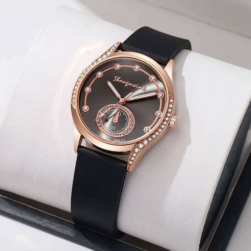 Fashion Rhinestone Women Quartz Casual Silicone Band Ladies es Clock Gift Reloj MujerWithout Box H260228