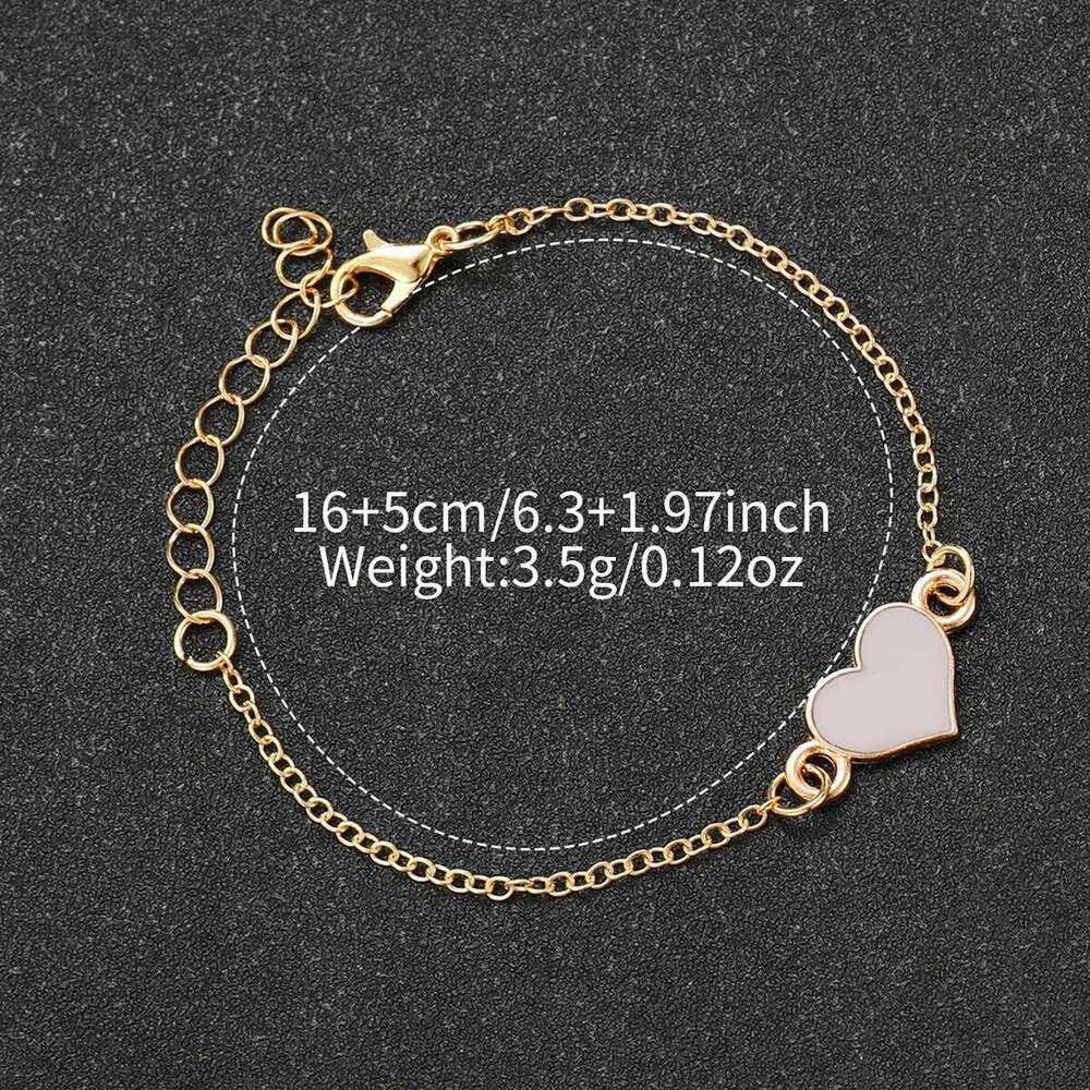 2PCS/Set Fashion Women Leather Strap Wrist es Simple Dial Quartz With Heart Set Without Box H260228