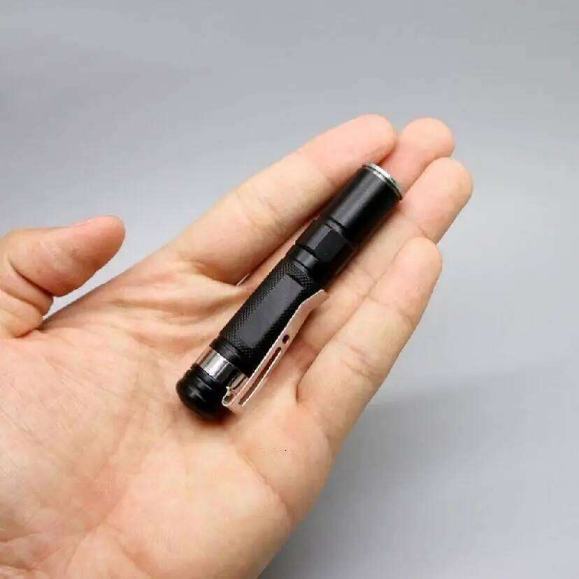 1 Pcs Mini Shaped Made Of Aluminum Alloy Waterproof With Pen Clip Gift Light Small Flashlight Z260301