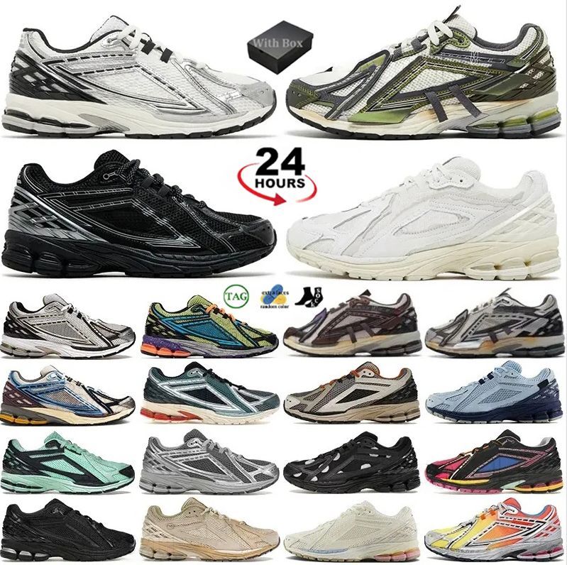 Designer 1906 Running Shoes Luxury 1906r Shoes Protection Pack Mens Sneakers Silver Black White Metallic Gold Leather Top Quality Womens Trainers EUR 36-45