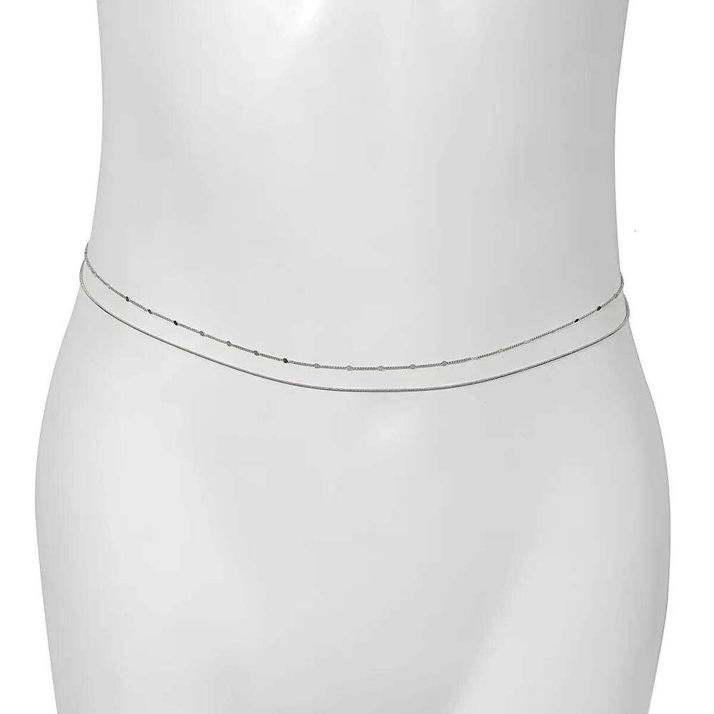 Personalized Snake Bone Versatile Waist Simple and Soft Metal Tassel Body Chain 2025 Beach Sexy Layering Accessories H260228