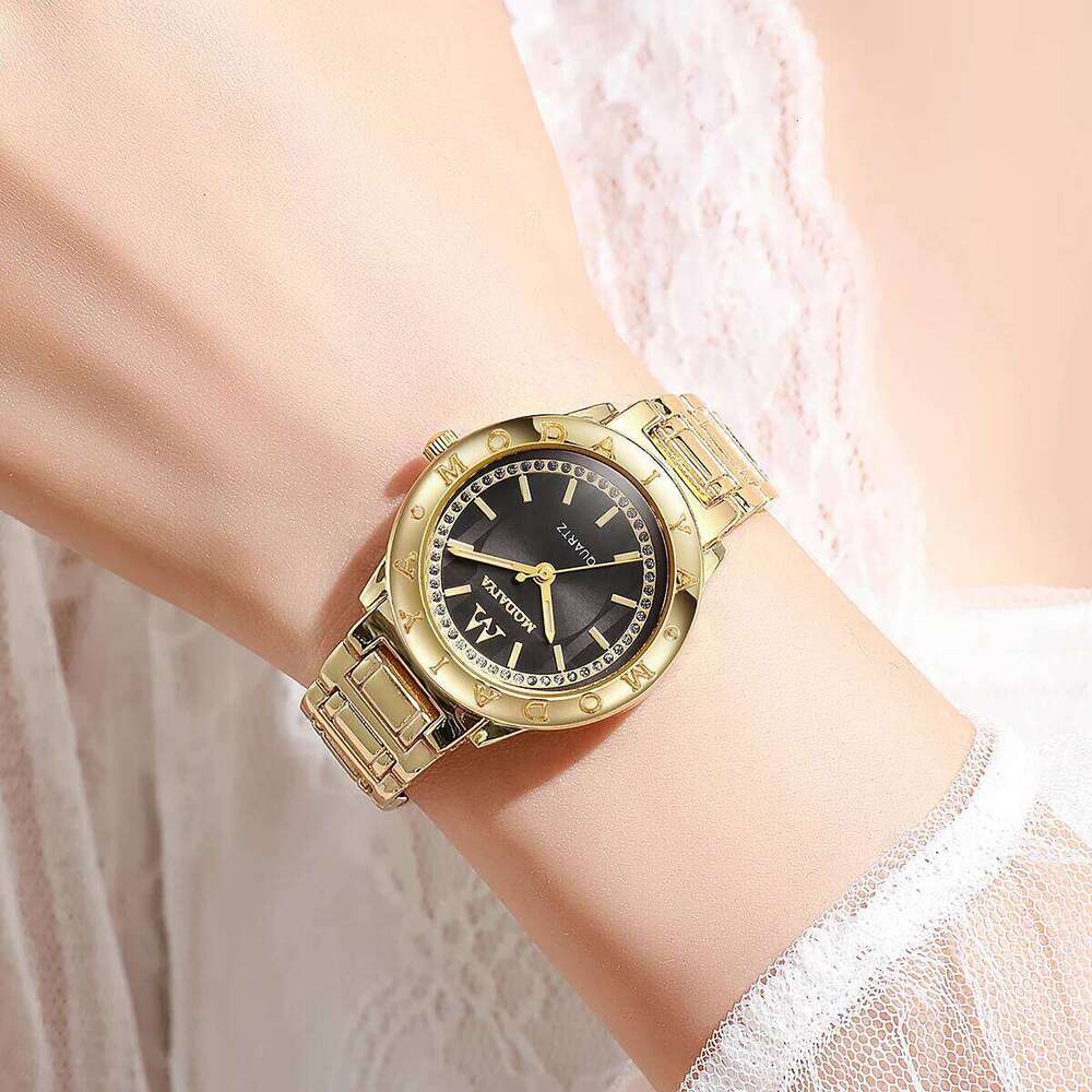 Luxury Elegant for Women Gold Fashion Ladies Quartz Diamond Female Wrist Reloj Mujer H260228