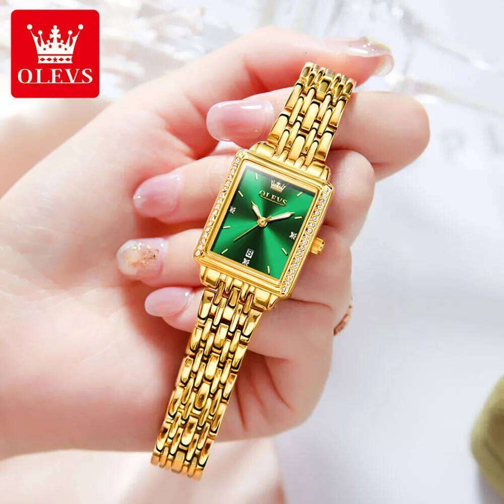 OLEVS 9995 Women's Elegant Quartz Ladies Wrist Top Brand Waterproof Luminous Date Original For Women H260228
