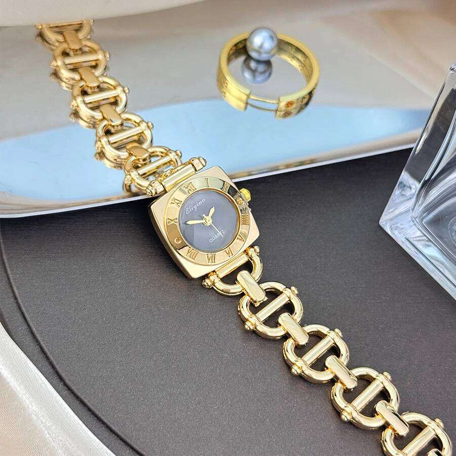 Elegant Square Women Quartz Fashion Band Ladies Wristes Reloj Mujer Girls Clock Gift H260228