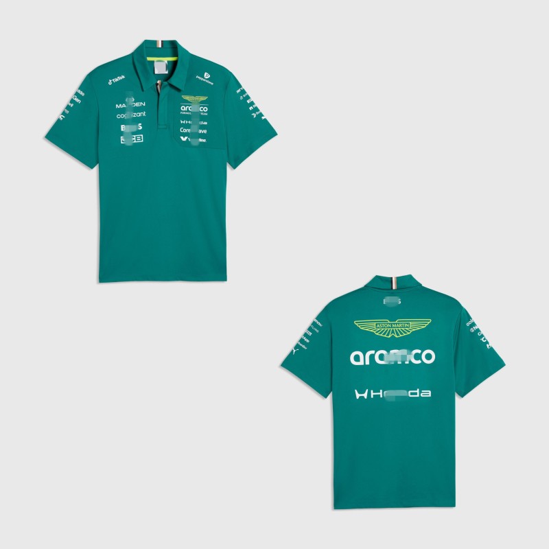 T-shirts in large quantities short sleeves support customization ASTON MARTIN F1 TEAM 2026 Replica Team Polo Aston Martin F1 Team 2026 Replica Team Polo