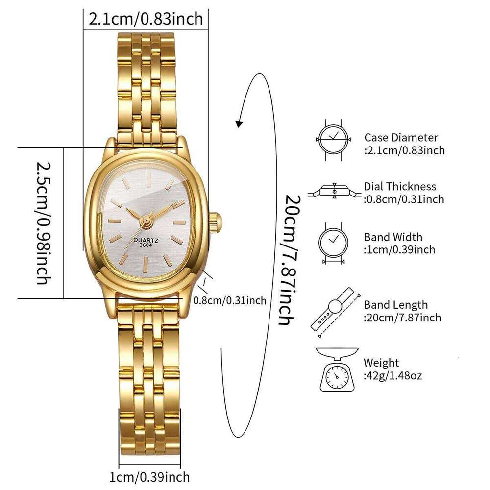 Fashion Oval Dial Women es Ladies Analog Quartz Wrist Reloj Mujer Girls Clock Gift Without Box H260228