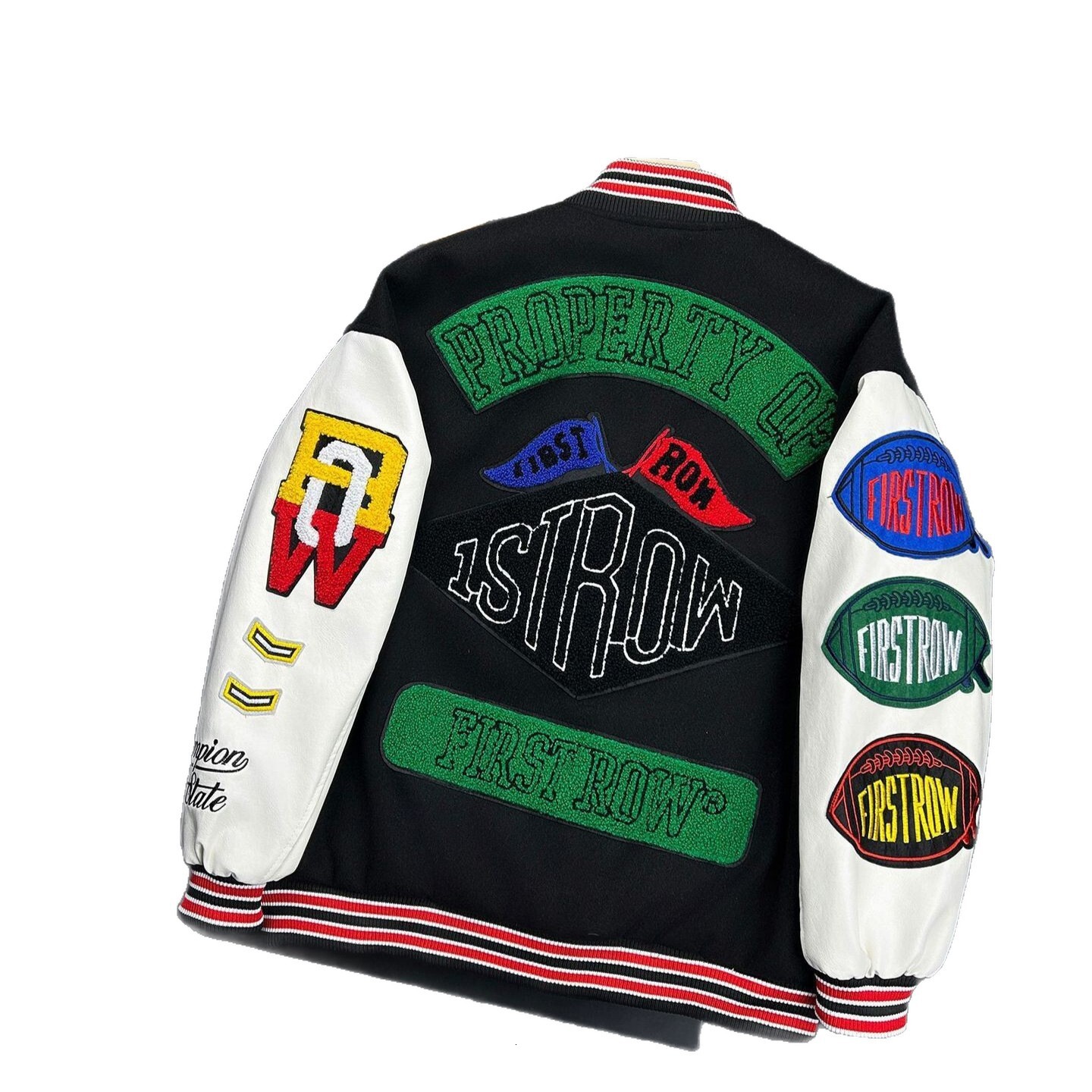 Luxury Brand Designer Clothes Patchwork Color-Block Jacket Baseball Jacket Unisex Spring Autumn American Retro Trendy Loose Coat 3D Digital Print