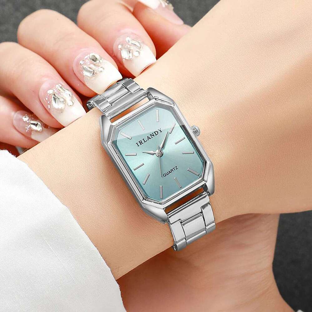 Fashion Rectangle Women Quartz es Elegant Ladies Wrist For Girls Clock Reloj MujerWithout Box H260228