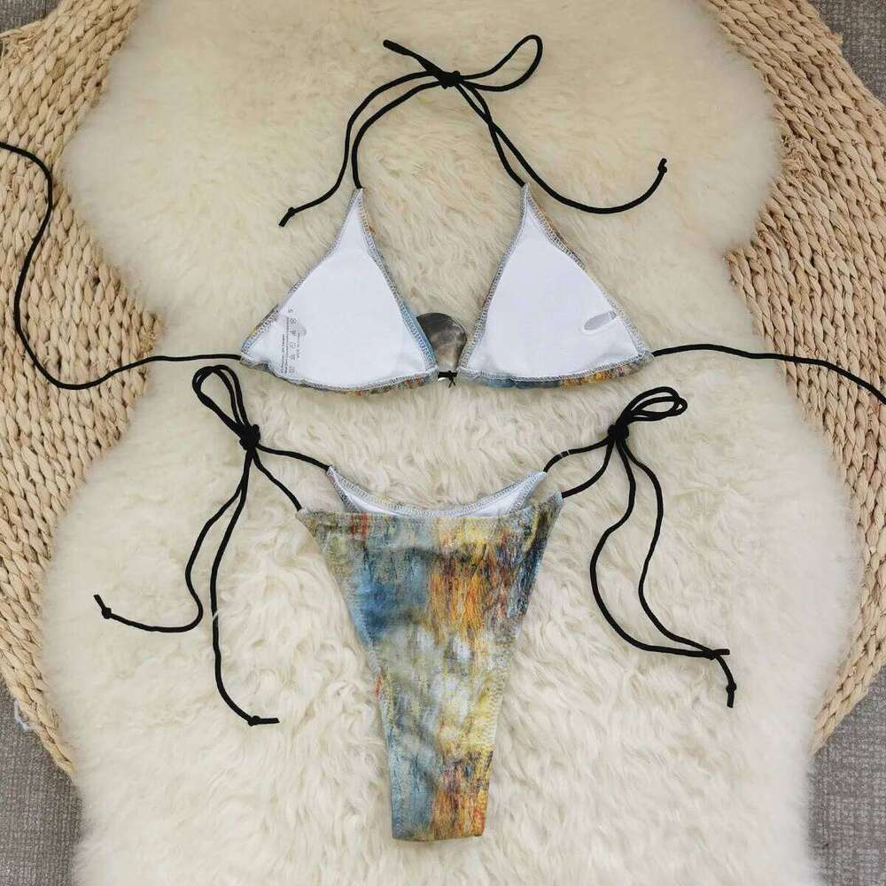 Sexy Bikinis Women Swimsuit Female Botton Swimwear Bandeau Biquini Thong Bathing Suit High Cut Bodysuit Beachwear Swimming Suits Z260301