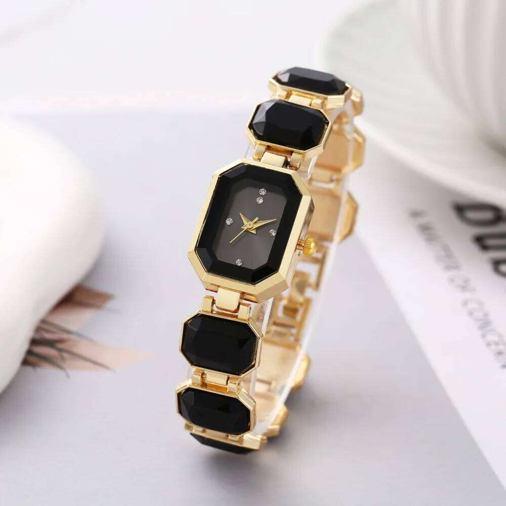 Small Candy Colored Women's Fashion Square Quartz H260228