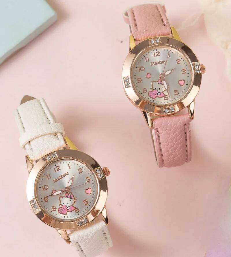 Rose Gold Diamond Belt , Ladies Quartz H260228