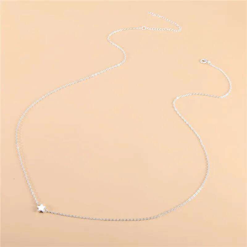 Trendy Sexy Star Simple Belly Chain Fashion Bikini Waist Link Necklaces Summer Body Jewelry for Women Accessories Female New H260228