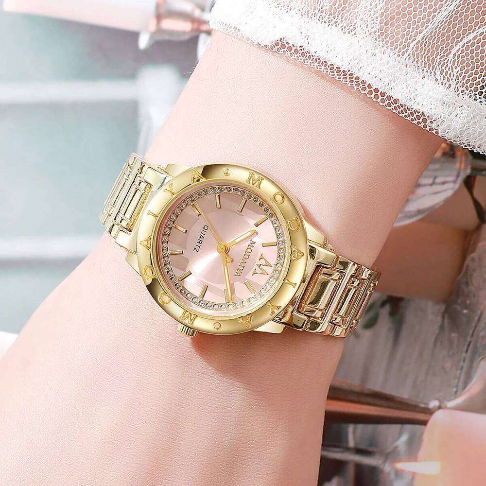 New Luxury Ladies Wristes Fashion Diamond Women's Quartz es Top Brand Woman's Gifts Clock H260228