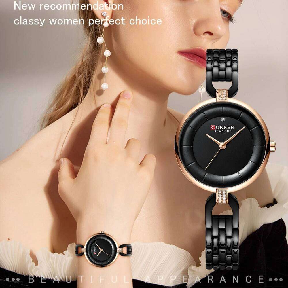 Curren 9052 Relojes Para Damas Steel Belt Quartz Women's Simple Fashion es for Women Relogio Feminino H260228