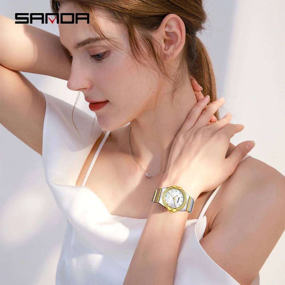 SANDA 1148 Simple and Elegant Quartz Retro Waterproof Fashion Business Women's H260228