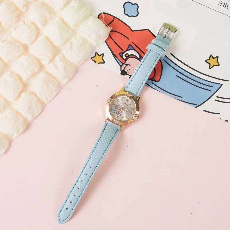 Rose Gold Diamond Belt , Ladies Quartz H260228