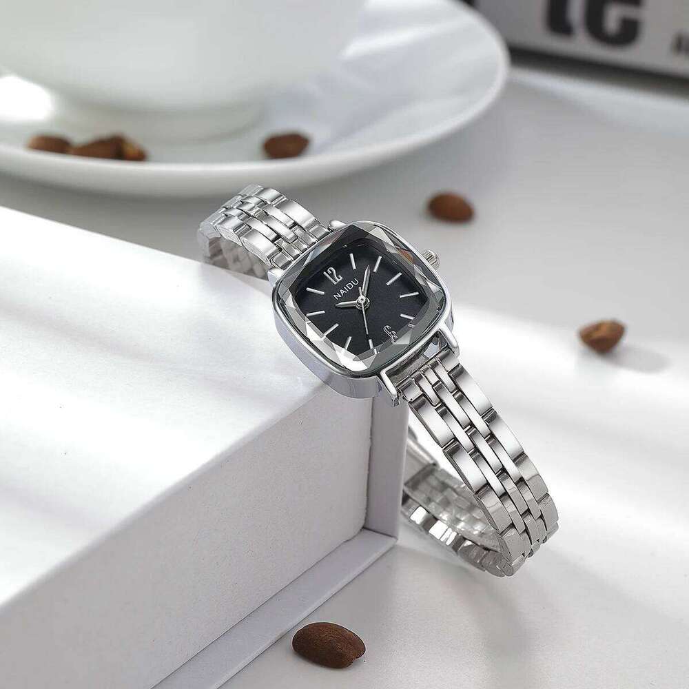 Fashionable Casual Simple Versatile Stainless Steel Strap Quartz Women's H260228