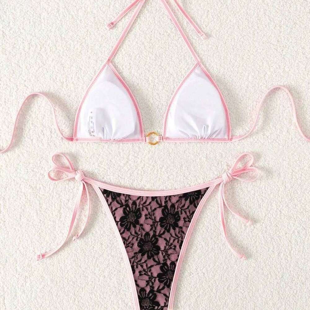 New Sexy Bikinis Lace Swimsuits Women Swimwear Push Up Female Beach Swimming Wear Bathing Suits Brazilian Bikini Set Pool Bather Z260301