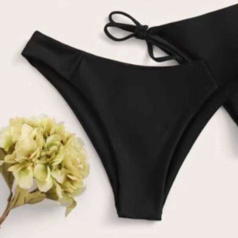 3 Pieces Bikini Set Women Push Up Swimsuit with 2 Bottoms Low & Mid Waist Adjustable Straps Summer Beachwear Bathing Suit 2025 Z260301