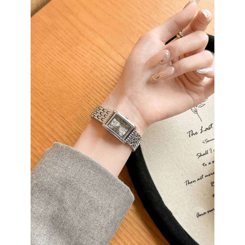 GEDI NEW Retro Elegant Quartz es for Woman Timepiece Minimalist Square Alloy Ladies Wrist Gift H260228