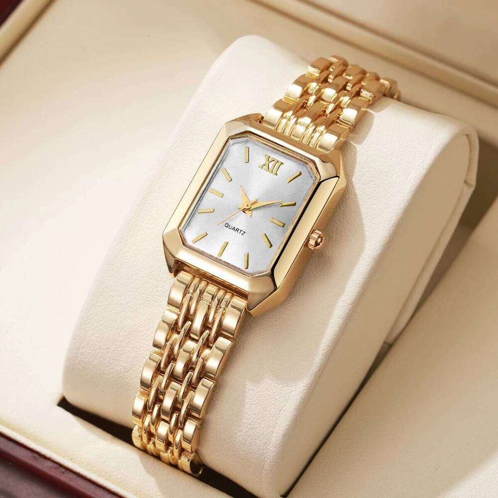 Elegant Women Quartz Fashion Rectangle Analog Wristes Reloj Mujer Girls Clock GiftWithout Box H260228