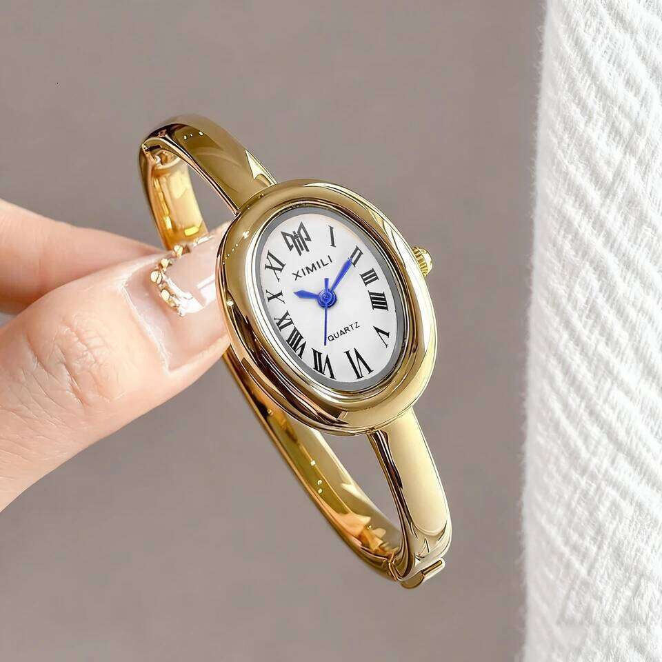 Elegant Oval Dial Women Fashion Ladies Quartz Wrist Reloj Mujer Girls Clock Gift H260228