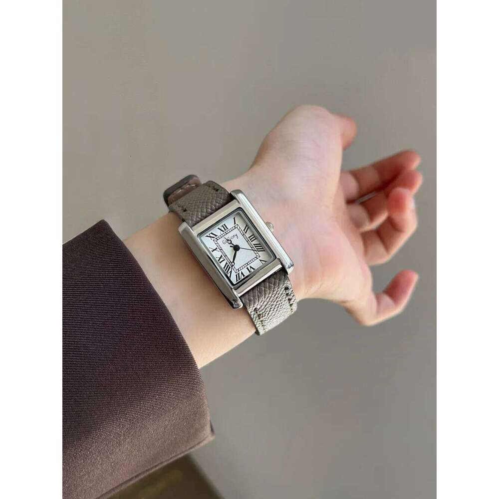 Square Small Retro Womens Girls Quartz es Tiny Female Women Dresses Lady Fashion Gift for Girlfriend H260228