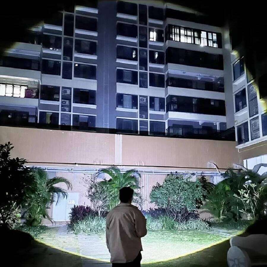 2025 Newest High Power LED Flashlight USB Rechargeable Tactical Torch With COB Light Zoomable Waterproof Camping Fishing Lantern Z260301