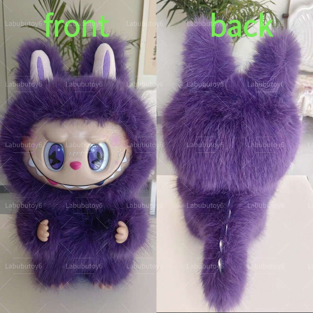 38Cm Pink White Purple Labubu The Monsters Rock The Universe High Energy Ahead Confirmed Vinyl Doll QIAOWANTONG
