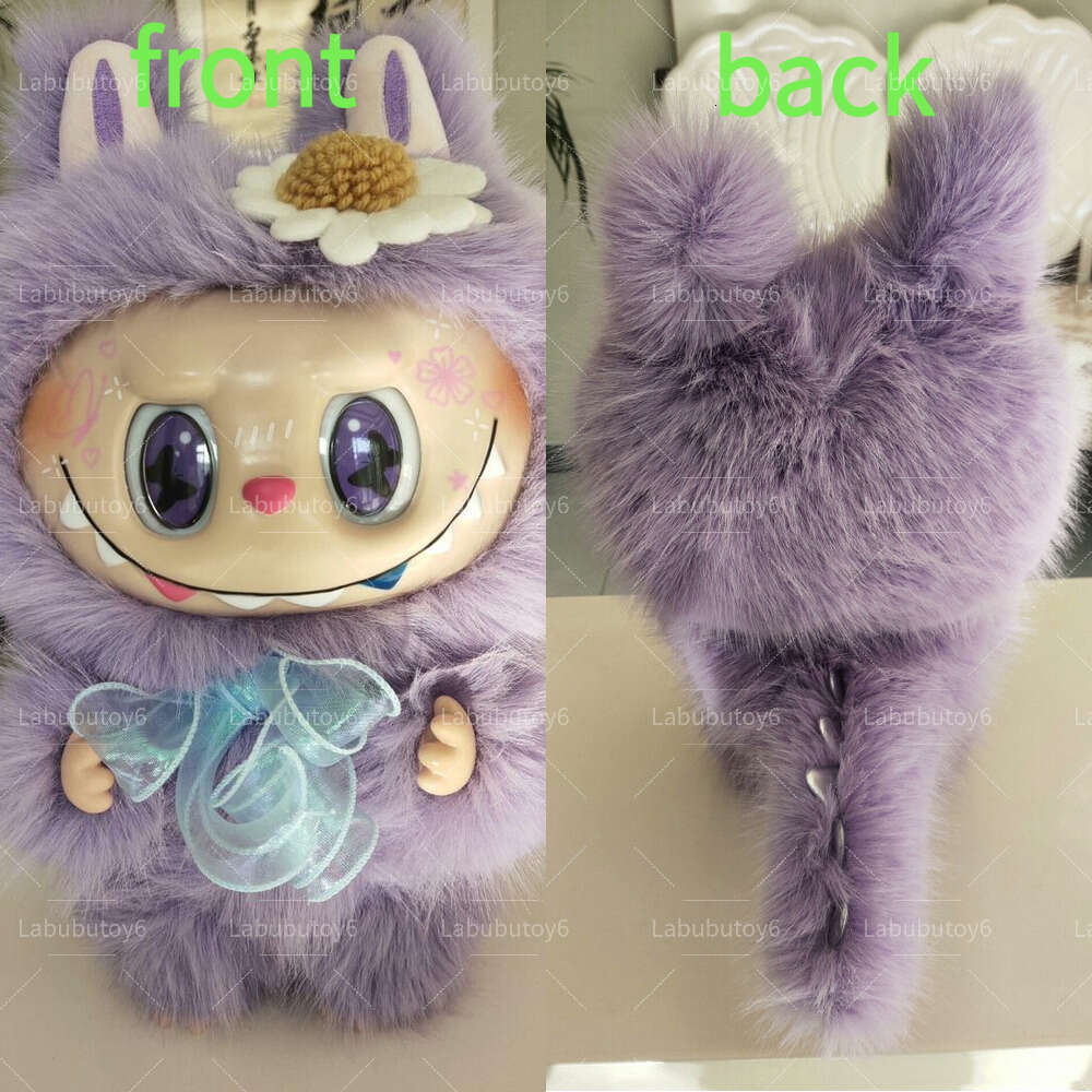 38Cm Pink White Purple Labubu The Monsters Rock The Universe High Energy Ahead Confirmed Vinyl Doll QIAOWANTONG