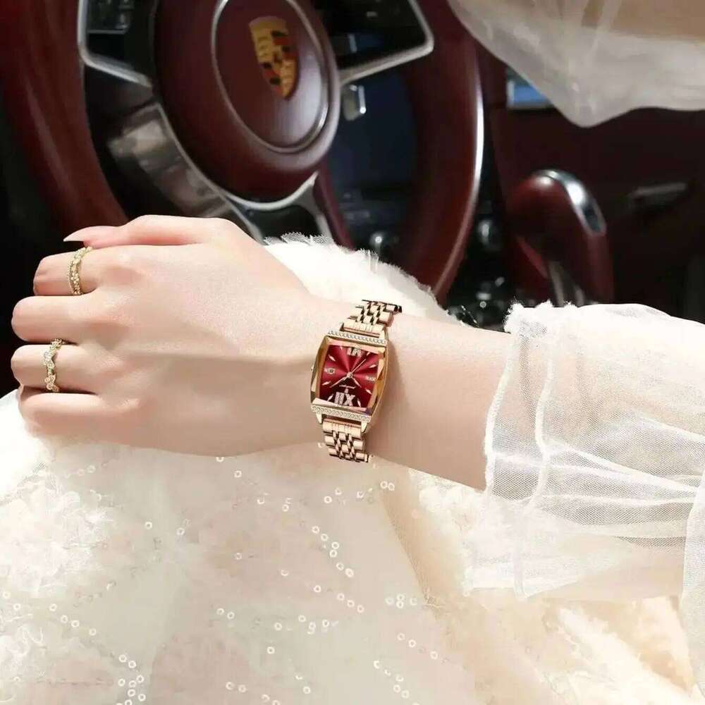 POEDAGAR Fashion For Woman High Quality Waterproof Date Elegant Ladies Stainless Steel Original Women Quartz es H260228