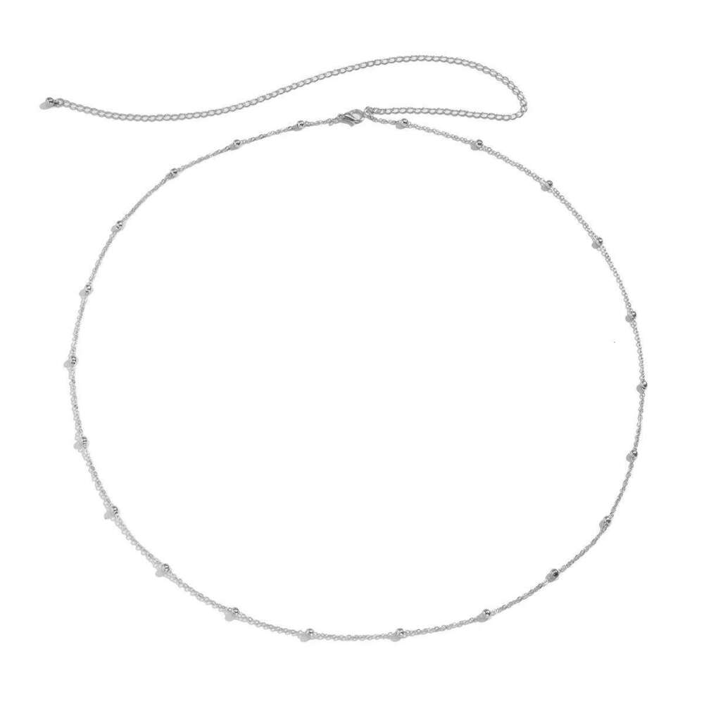 New Fashion Belly Simple Sexy Metal Waist Chain Women's Summer Beach Jewelry H260228