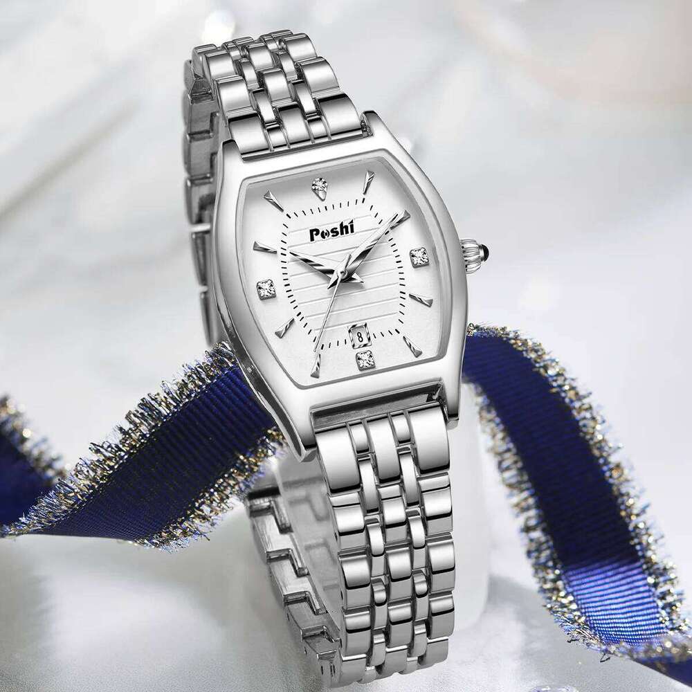 POSHI 999 For Women Fashion Elegant Lady Wrist Quartz es Alloy Strap With Date Original Clock H260228